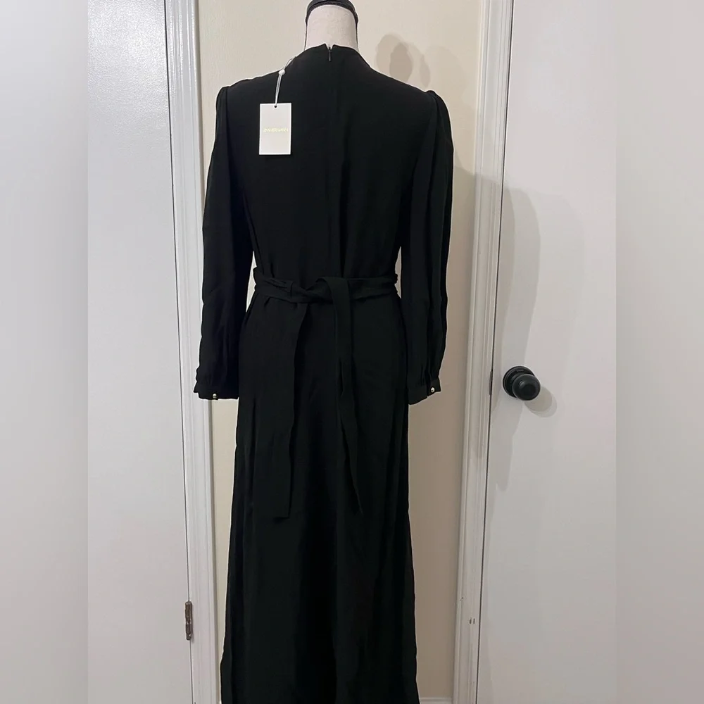 Zimmerman Black Midi tie dress - Picture 6 of 7